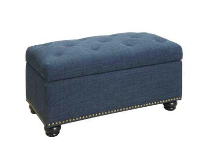 Ottoman | Designs4Comfort 7th Avenue Storage Ottoman | Nailhead Trim | Stylish Bench & Versatile Storage | Lift-Up Lid | Perfect Home Decor Revitalizer | casafoyer.myshopify.com