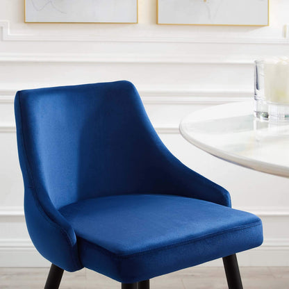 barstools | CasaFoyer Adorn Performance Velvet Bar Stool | Timeless Design | Stain-Resistant | Cozy Seating | Vintage Modern Style | Navy | casafoyer.myshopify.com