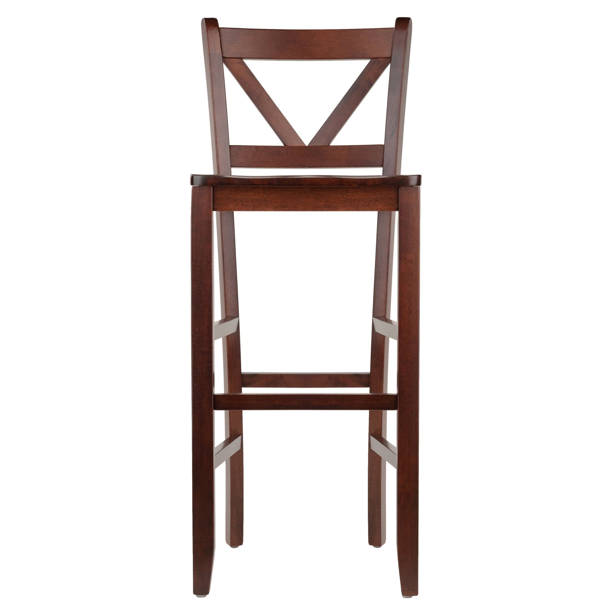 childrens table and chair sets | CasaFoyer Exquisite Kingsgate 3-Pc Pub Table Set | 2 V-Back Bar Height Stools | Solid Wood | Walnut Finish | Elegant & Durable | Assembly Required | casafoyer.myshopify.com
