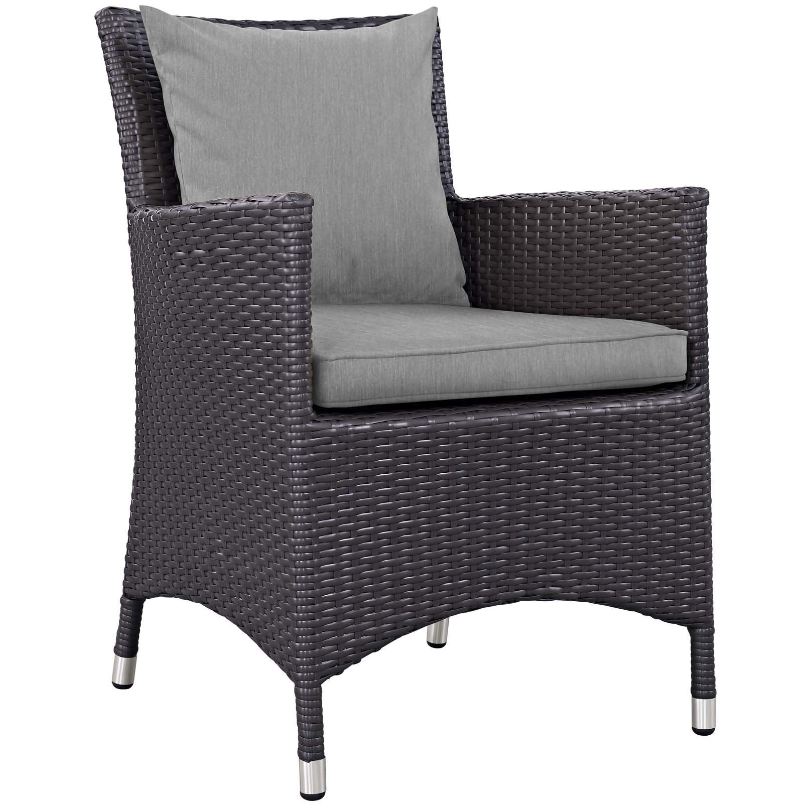 Patio Furniture Sets | Convene Outdoor Sectional Dining Armchair | Synthetic Rattan | Weather-Resistant Cushions | Aluminum Frame | Elevate Your Outdoor Dining | casafoyer.myshopify.com