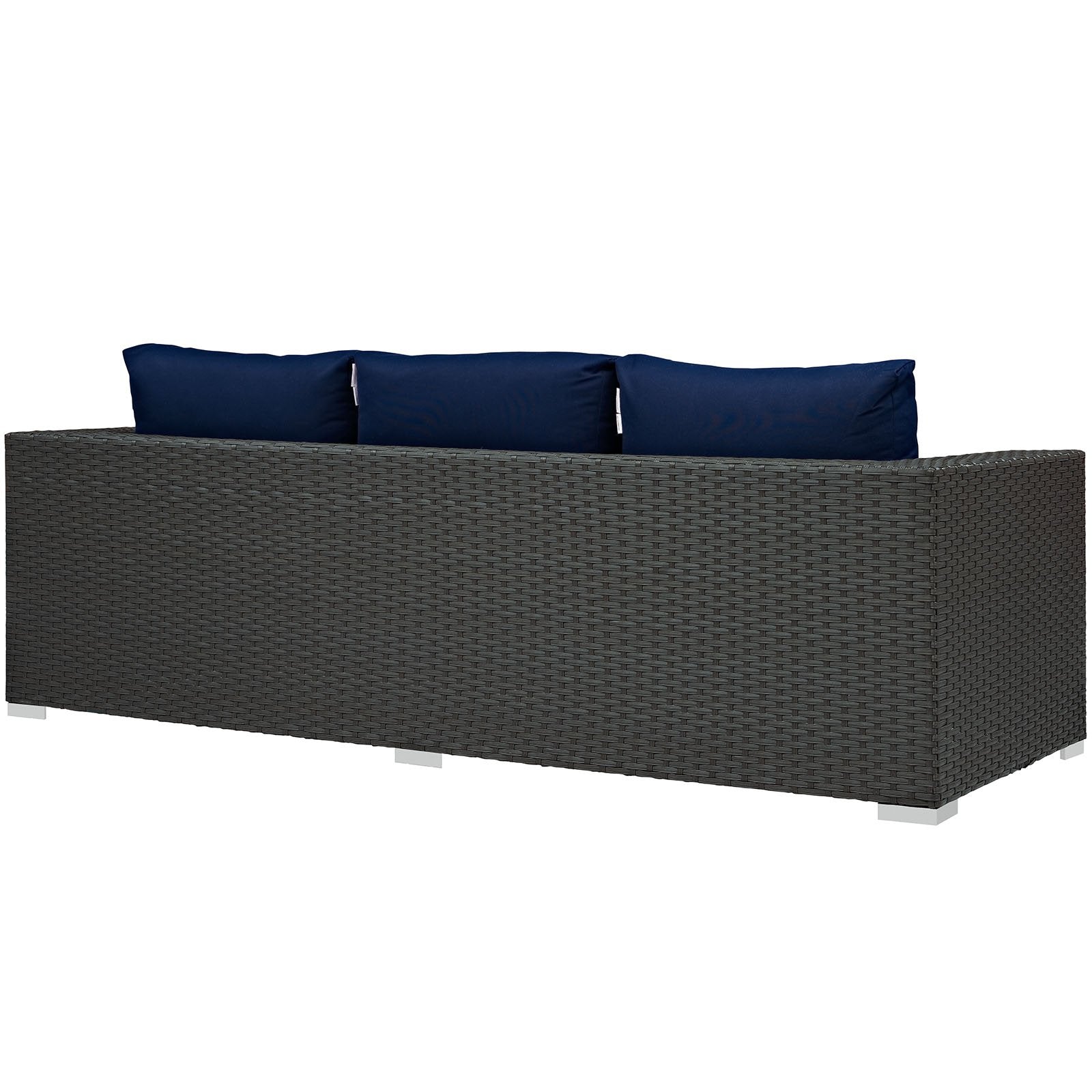 Patio Furniture Sets | Sojourn Outdoor Patio Sofa | Sunbrella Fabric | Synthetic Rattan | UV Protection | Aluminum Frame | Elevate Your Patio | casafoyer.myshopify.com