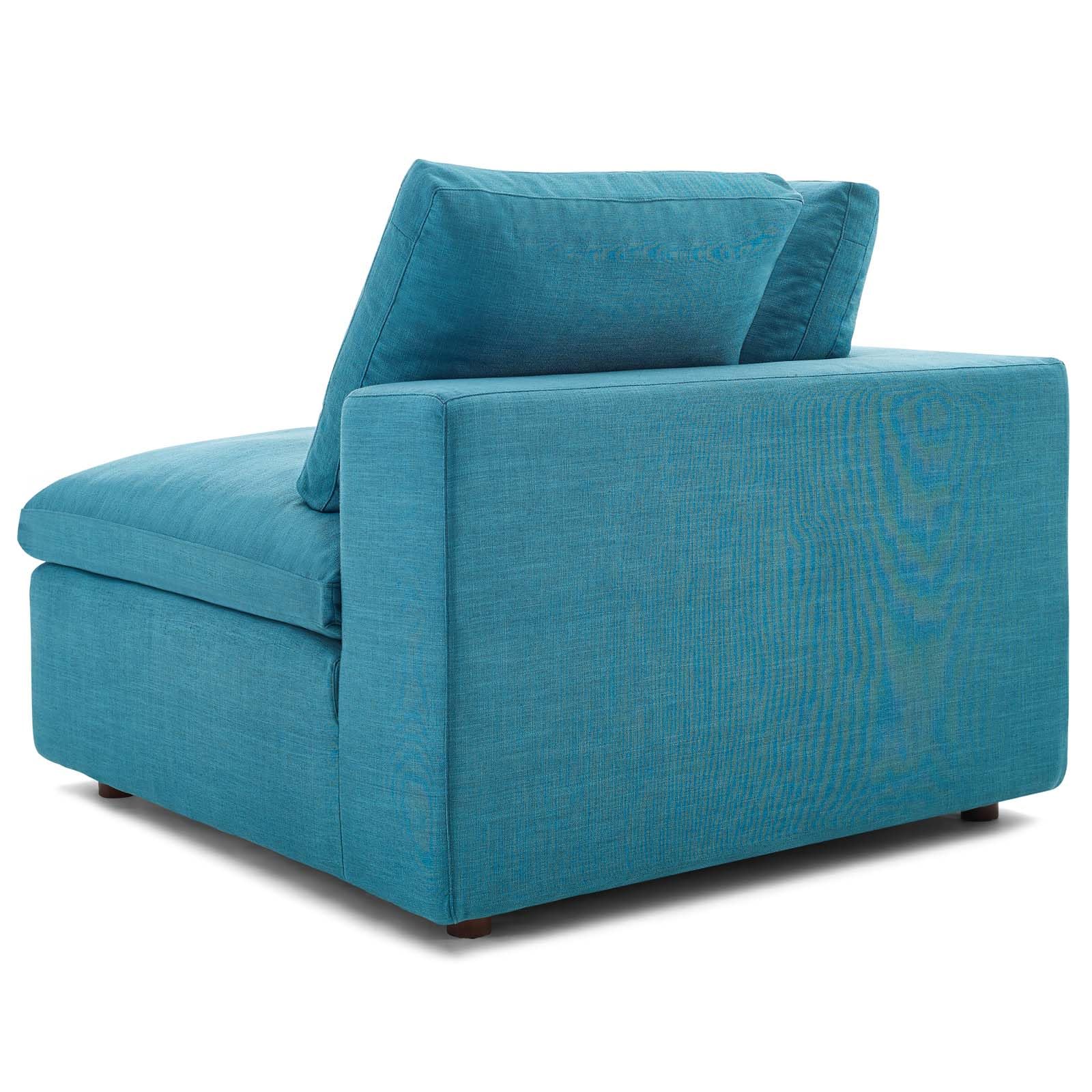 kitchen and dining room sets | CasaFoyer Commix Plush Comfort Sectional Sofa Set | Ultimate Relaxation for Modern Homes | Polyester & Linen Upholstery | Solid Wood Construction | Cotton & Down Cushions | Ottoman & Chairs Included | Teal | casafoyer.myshopify.com
