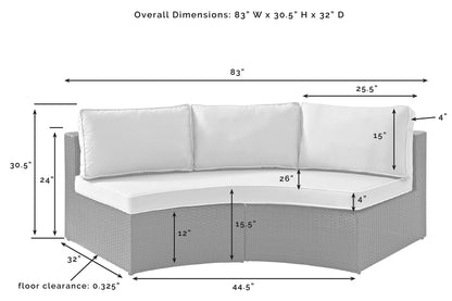 Patio Furniture Sets | Catalina Collection | Outdoor Wicker Sectional Sofa | Plush Cushions | Customizable Size & Shape | All-Weather & UV Resistant | casafoyer.myshopify.com