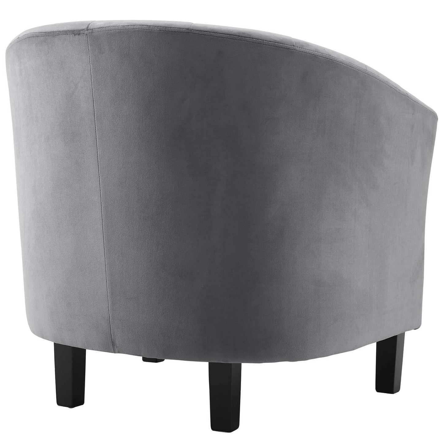 home office desk chairs | CasaFoyer Prospect Performance Velvet Armchair | Modern Twist | Stain-Resistant | Luxurious Design | Channel Tufting | Retro Modern Charm | Comfortable & Sturdy | Gray | casafoyer.myshopify.com