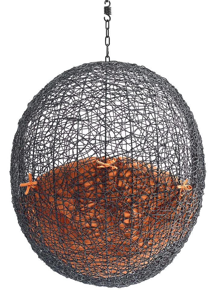 porch swings | Ergode Encase Outdoor Patio Swing Chair | Exotic Island Tranquility | Synthetic Rattan | All-Weather Cushion | Steel Frame | Adjustable Chain | Perfect for Patio, Backyard, Porch, Poolside | Indoor/Outdoor Use | casafoyer.myshopify.com