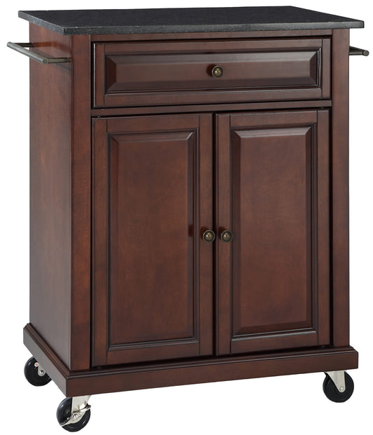 Kitchen Storage | Solid Hardwood Kitchen Island | Raised Panel Doors | Ample Storage Space | Vintage Mahogany Finish | casafoyer.myshopify.com