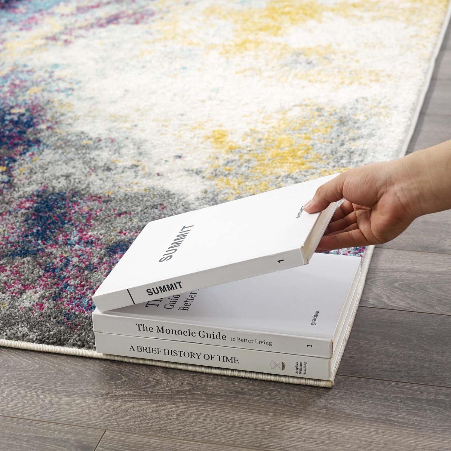 area rugs | CasaFoyer Adeline Contemporary Modern Abstract Area Rug | 5x8 | Vibrant Design | Durable Frise Polypropylene | Rubber Bottom | Stain Resistant | Easy to Maintain | High Traffic Suitable | Traditional & Modern Decor | casafoyer.myshopify.com