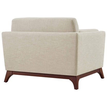 home office desk chairs | CasaFoyer Chance Upholstered Fabric Armchair | Mid-Century Charm | Modern Comfort | Soft Polyester | Dense Foam Padding | Removable Cushions | Solid Wood Frame | Low Profile Design | casafoyer.myshopify.com