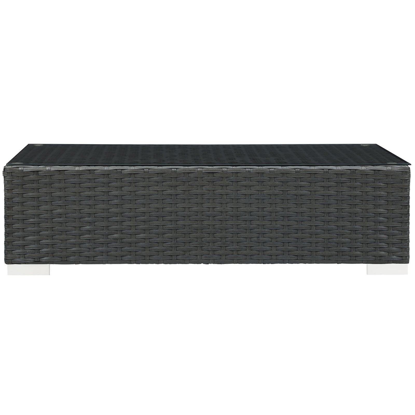 Patio Furniture Sets | Sojourn Outdoor Patio Coffee Table | Sturdy Seating | UV Protection | Synthetic Rattan Weave | Powder-Coated Aluminum Frame | Perfect for Patio, Backyard, Poolside | casafoyer.myshopify.com