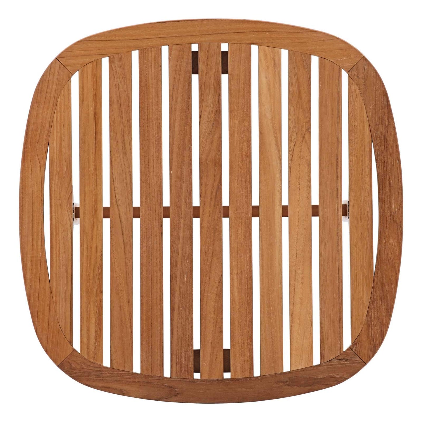 coffee tables | Ergode Saratoga Outdoor Patio Collection | Premium Teak Wood Coffee Table | Rounded Wood Slat Design | Versatile for Balconies, Backyards, Patios, Gardens | Non-Marking Foot Caps | casafoyer.myshopify.com