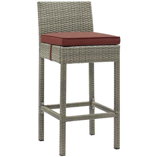 home office desk chairs | CasaFoyer Conduit Outdoor Patio Bar Stool | Stylish & Durable Wicker Rattan Design | Weatherproof & Comfortable | Perfect for Outdoor Spaces | Includes 1 Stool | casafoyer.myshopify.com