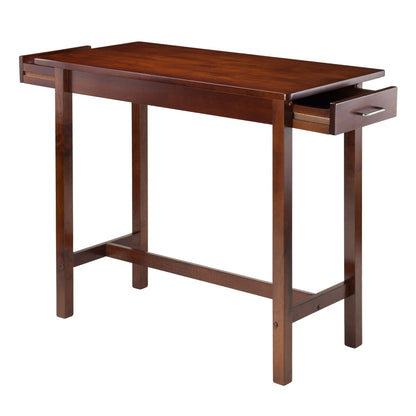 childrens table and chair sets | CasaFoyer Sally 3-Piece Kitchen Island Table Set | 2 Drawers | Saddle Seat Stools | Space-saving & Stylish | 39.37 x 19.69 x 33.27 | 35.27 lbs. | casafoyer.myshopify.com