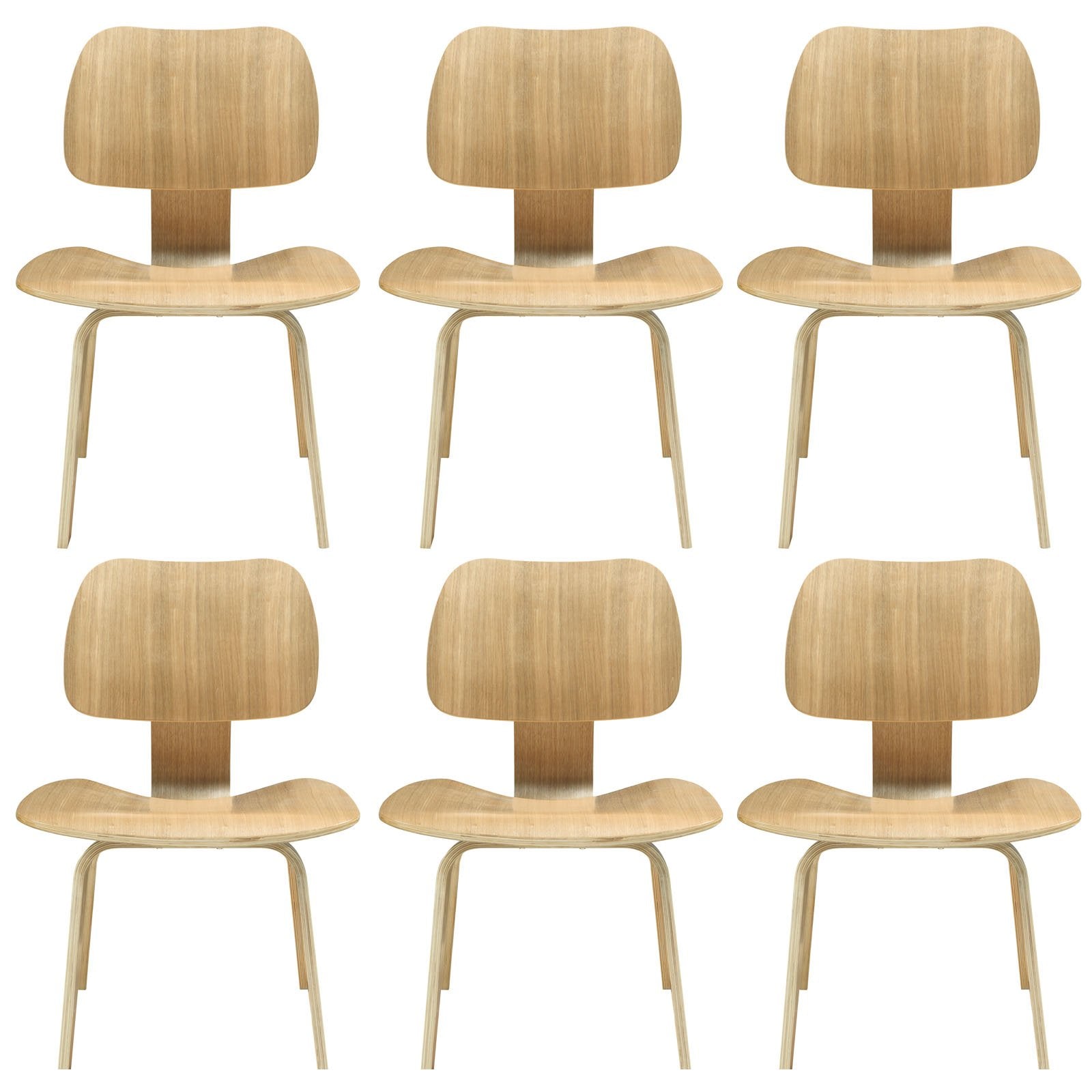 home office desk chairs | CasaFoyer Fathom Plywood Dining Chairs - Set of 6 | Natural Wood Design | Unwavering Support | Quiet Strength & Accomplishment | casafoyer.myshopify.com