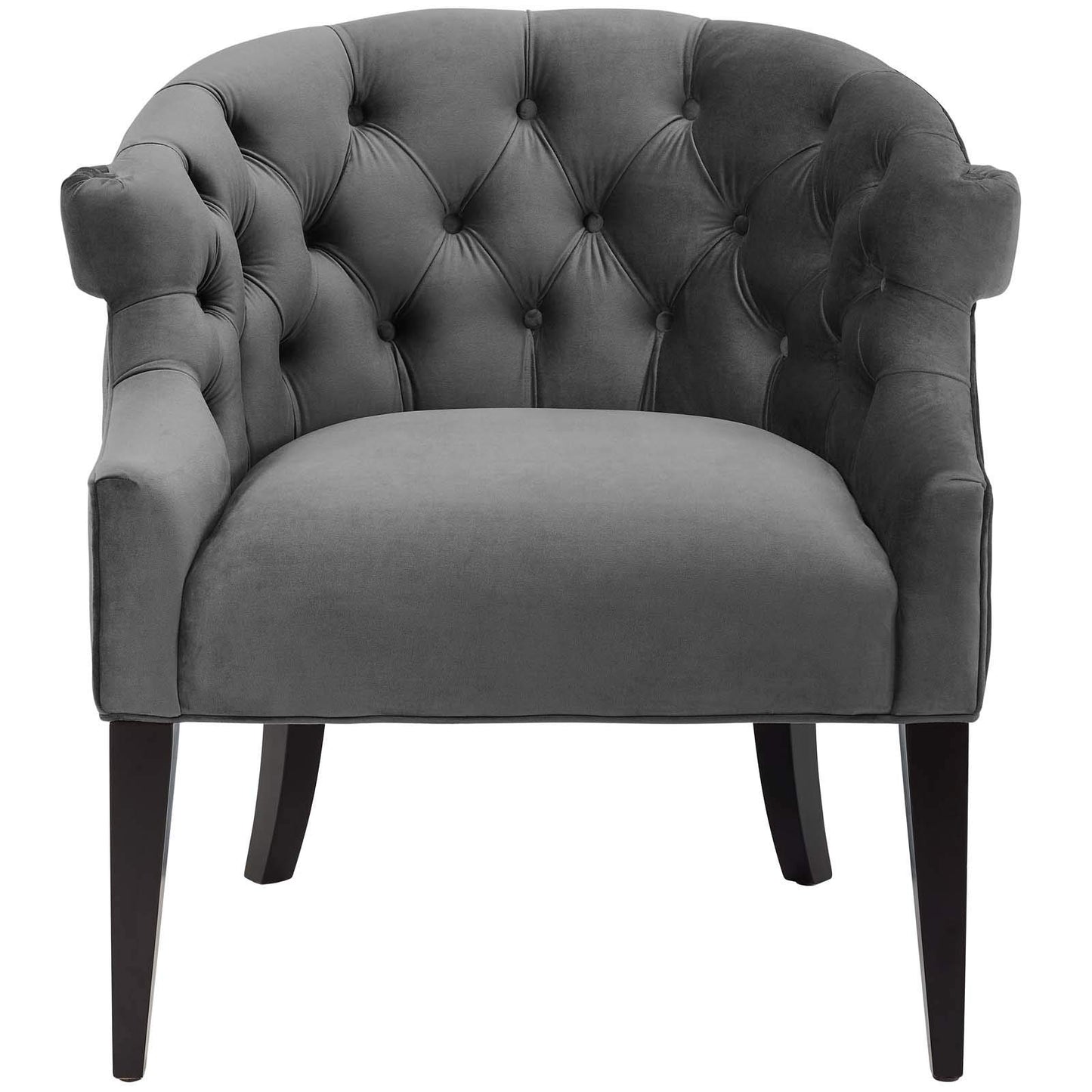 home office desk chairs | CasaFoyer Precept Accent Armchair | Luxury & Sophistication | Stain-Resistant Velvet | Deep Button Tufting | Premium Seating | Birch Wood Legs | casafoyer.myshopify.com