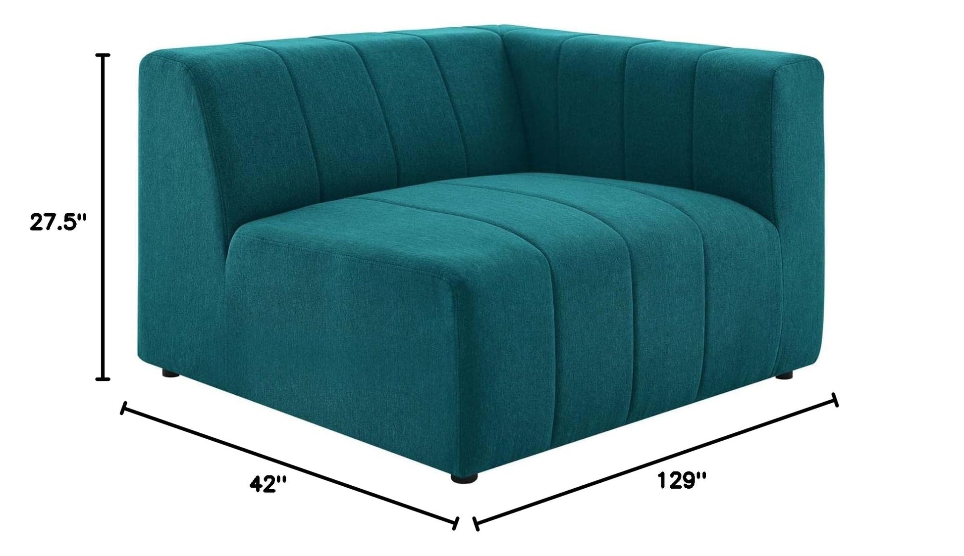 kitchen and dining room sets | CasaFoyer Bartlett Upholstered Fabric Sofa | Retro Modern Design | Dense Foam Padding | Solid Wood Frame | Teal | casafoyer.myshopify.com
