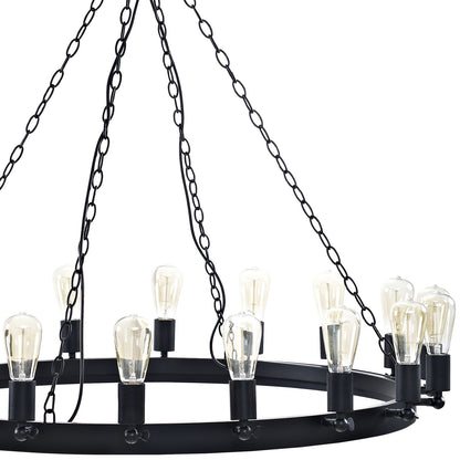 Dining Table | Teleport Chandelier Series | Mesmerizing Immersive Lighting | Adjustable Bulb Holders | Ideal for Dining Area | Includes 1 Chandelier | casafoyer.myshopify.com