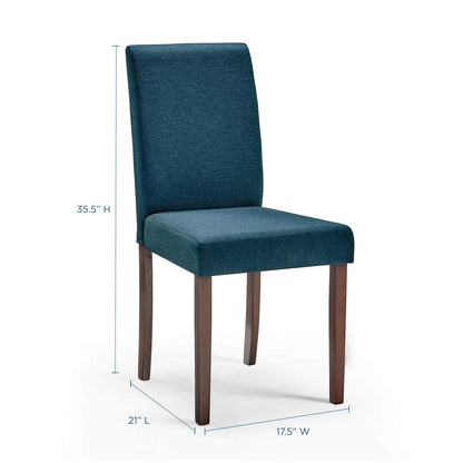 home office desk chairs | CasaFoyer Prosper Modern Fabric Upholstered Parsons Dining Chair Set | Elegant & Chic Seating for Dining, Kitchen, Living Room | Sturdy Frame, Soft Upholstery, Comfortable Padding | Set of 2, Blue | casafoyer.myshopify.com