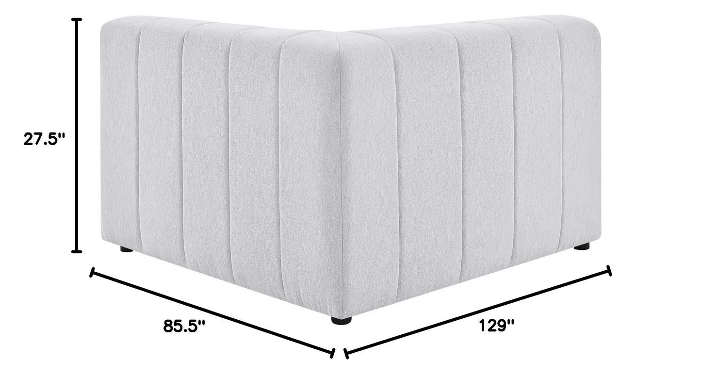 kitchen and dining room sets | CasaFoyer Bartlett Upholstered Fabric 4-Piece Sectional Sofa | Retro Modern Style | Dense Foam Padding | Solid Wood Frame | Modular Connectors | Non-Marking Foot Caps | Ivory | casafoyer.myshopify.com