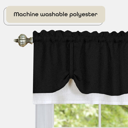 solar panels | CasaFoyer Darcy Kitchen Window Curtain Valance | Textured Polyester Fabric | 1.5 Rod Pocket | Easy Installation | Coordinate with Darcy Panel & Mat | casafoyer.myshopify.com