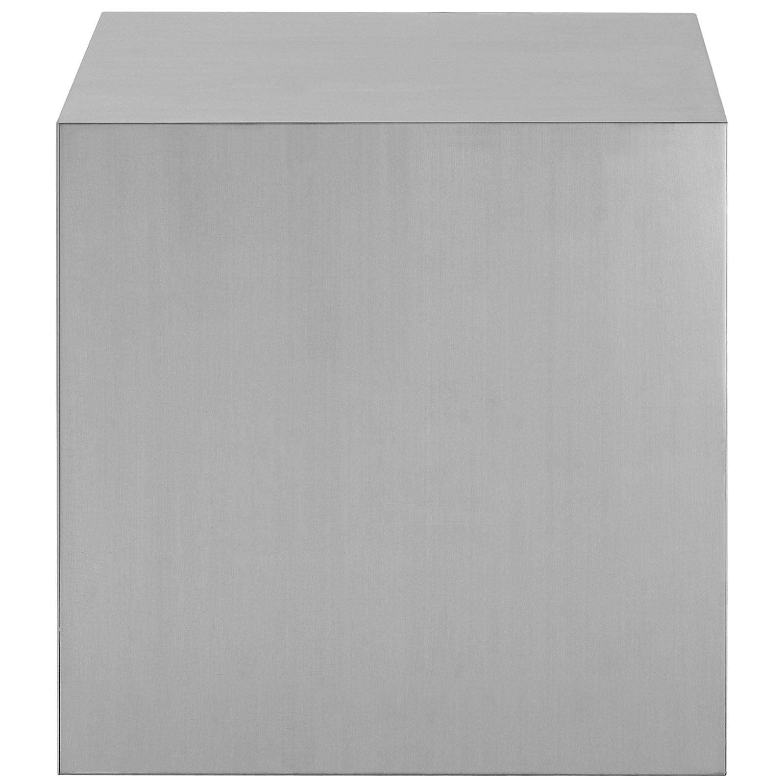 end tables | Ergode Cast Stainless Steel Side Table | Modern Design | Seamless Welding | Contemporary Aesthetic | Perfect for Living Room or Lounge Space | casafoyer.myshopify.com