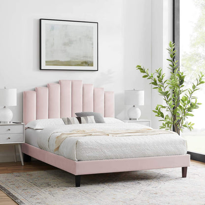 adjustable bed bases | CasaFoyer Elise Performance Velvet King Platform Bed | Opulent Elegance | Art Deco Style | Stain-Resistant | Memory Foam Compatible | 800 lbs Weight Capacity | casafoyer.myshopify.com