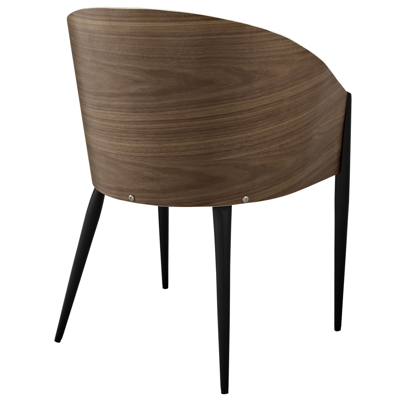 home office desk chairs | CasaFoyer Cooper Dining Chair | Elegant Chrome Legs | Curved Wooden Back | Modern & Dynamic Vibe | Stable Four-Legged Structure | Set of 1 | casafoyer.myshopify.com