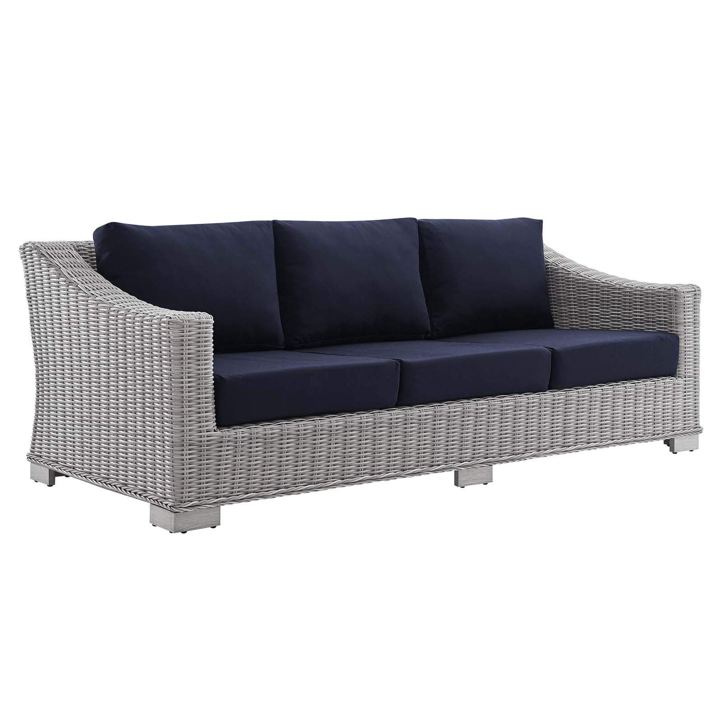 kitchen and dining room sets | CasaFoyer Conway Outdoor Patio Sunbrella Wicker Rattan 5-Piece Furniture Set | Stylish & Comfortable | UV-Resistant | Durable | Washable Cushions | Trendy Design | casafoyer.myshopify.com