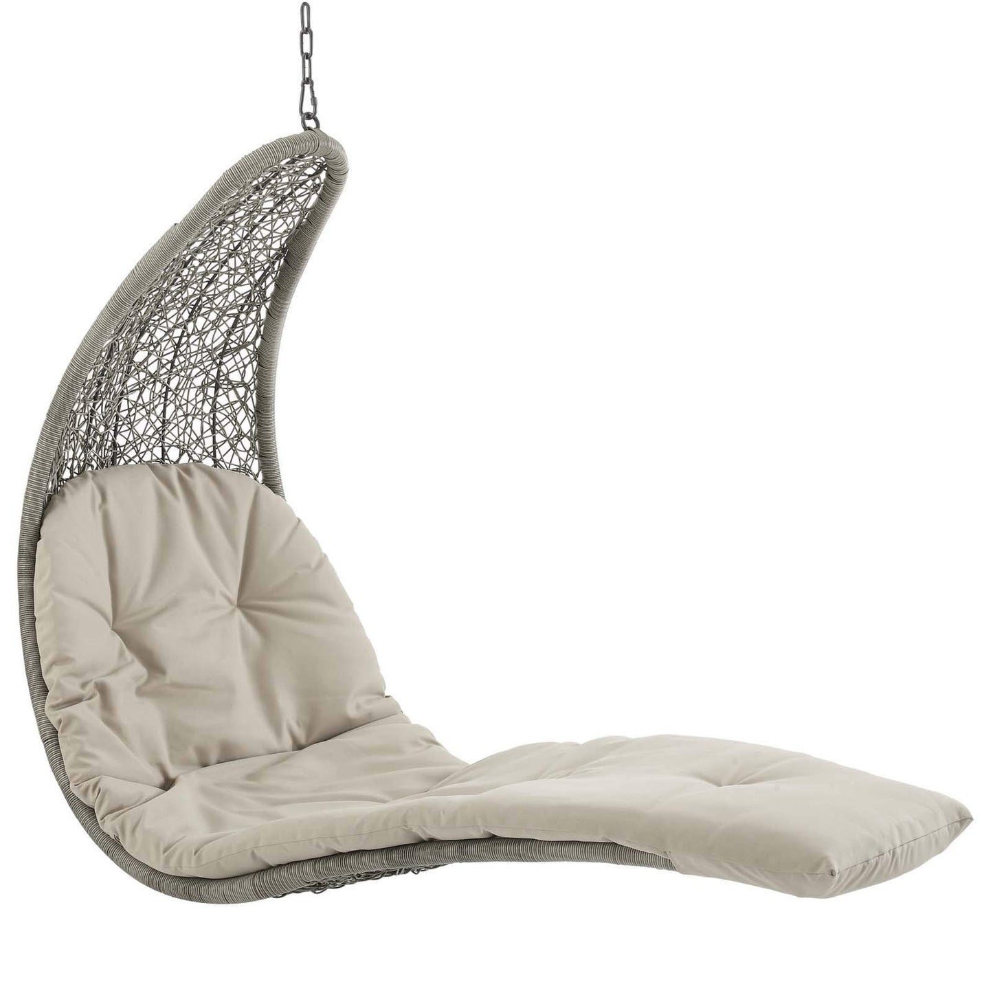 executive chairs | CasaFoyer Outdoor Patio Hanging Chaise Lounge Swing Chair | Modern Design | All-Weather Cushion | Sturdy Steel Frame | Perfect for Patio, Backyard, Porch, Poolside | Includes Stand and Chain | 264 lbs Weight Capacity | casafoyer.myshopify.com