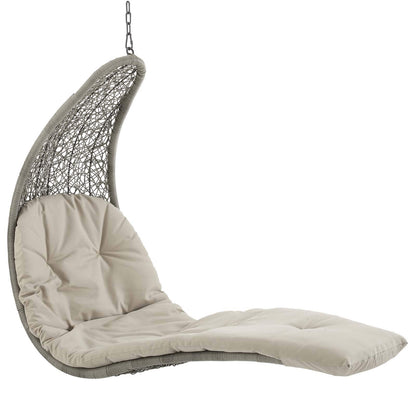 executive chairs | CasaFoyer Outdoor Patio Hanging Chaise Lounge Swing Chair | Modern Design | All-Weather Cushion | Sturdy Steel Frame | Perfect for Patio, Backyard, Porch, Poolside | Includes Stand and Chain | 264 lbs Weight Capacity | casafoyer.myshopify.com