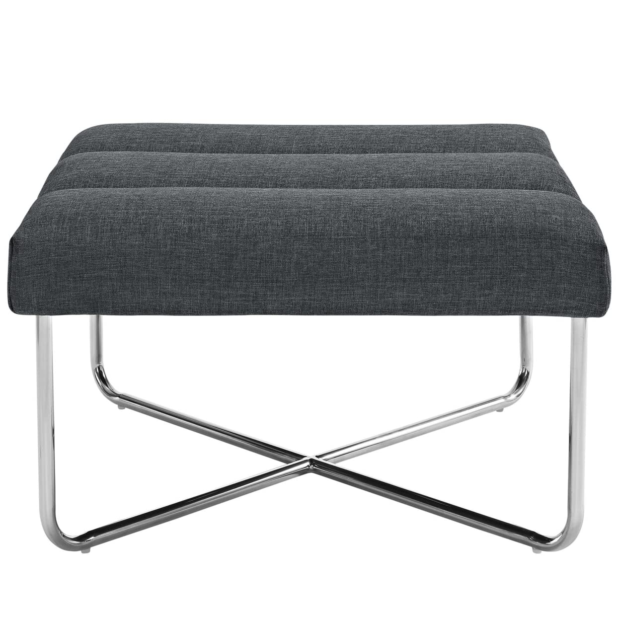 ottomans | CasaFoyer Reach Lounge Chair & Ottoman Set | Plush Cushions | Headrest Support | Polished Steel Base | Ideal for Modern Living Rooms | Includes 1 Ottoman | casafoyer.myshopify.com