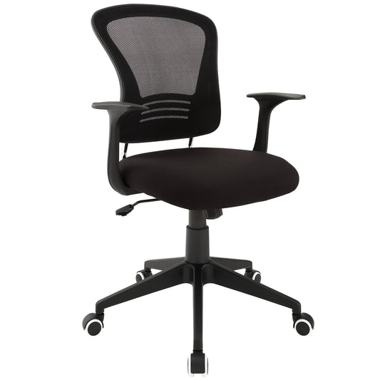 home office desk chairs | CasaFoyer Poise Ergonomic Mesh Office Chair | Lumbar Support | Durable Plastic Frame | Nylon Base | Comfortable & Functional | Black | casafoyer.myshopify.com