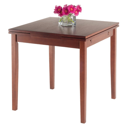TABLE | CasaFoyer  Wood Pulman Extension Table | Practical & Space-Saving | Walnut Finish | Extends to 48 | Accommodates 4 Guests | Easy Assembly | casafoyer.myshopify.com