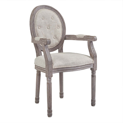 home office desk chairs | CasaFoyer Arise Vintage French Dining Armchair | Luxurious Elegance | Fluted Wood Frame | Button Tufted Diamond Trim | Upholstered Fabric Seat | Sturdy Construction | Weathered Vintage French Look | Fully Assembled | casafoyer.myshopify.com