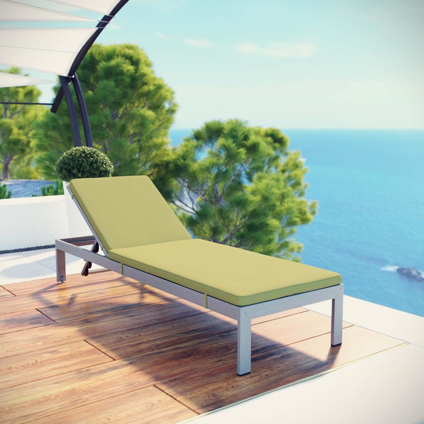 home office desk chairs | CasaFoyer Shore Outdoor Patio Chaise Lounge Chair | Sleek Aluminum Frame | Clear Wheels for Mobility | Non-Marking Foot Caps | Chic Minimalist Design | Includes Cushions | casafoyer.myshopify.com