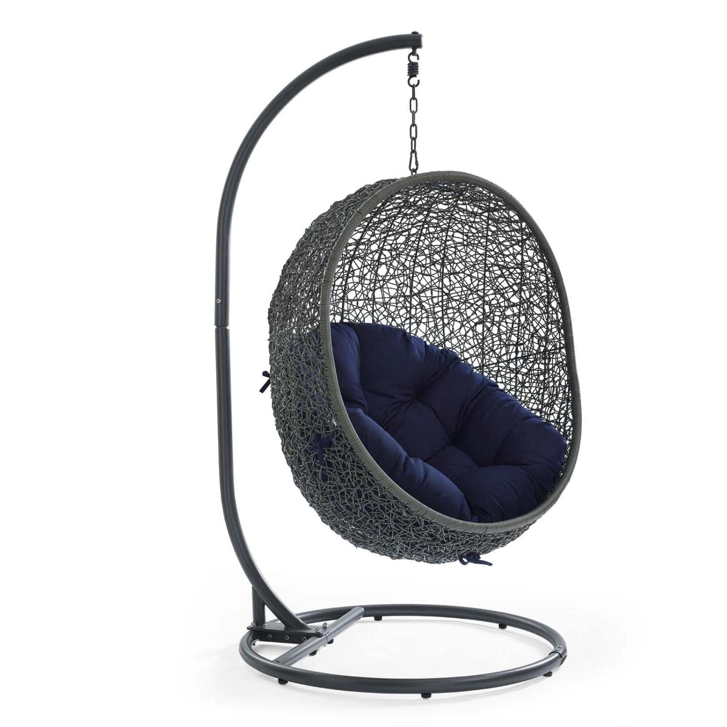 porch swings | Ergode Hide Swing Chair | Synthetic Rattan | Sunbrella Cushion | Outdoor/Indoor Lounge Furniture | casafoyer.myshopify.com