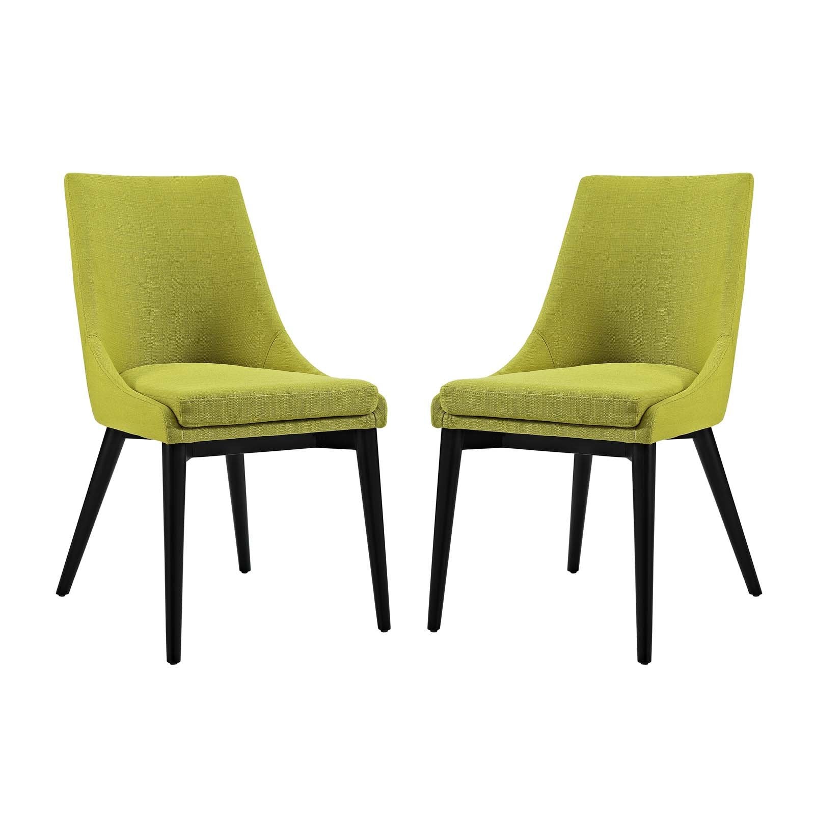 home office desk chairs | CasaFoyer Elegant Viscount Side Chair Set | Plush Foam Padding | Polyester Fabric | Tapered Wood Legs | Ideal for Modern Spaces | Set of 2 | casafoyer.myshopify.com
