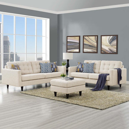 kitchen and dining room sets | CasaFoyer Empress Button Tufted Upholstered Fabric Sectional Sofa Set | Elegant Design | Plush Cushions | Sturdy Support | Includes Sofa & Loveseat | casafoyer.myshopify.com