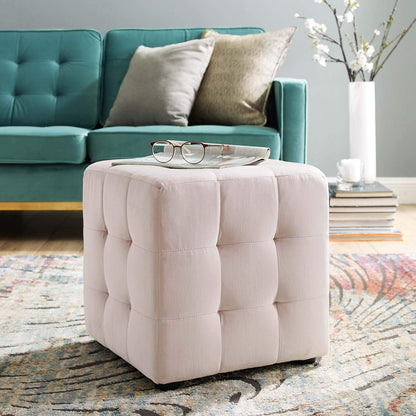 ottomans | CasaFoyer Contour Performance Velvet Ottoman | Button Tufted Cube Design | Stain-Resistant Fabric | Sturdy Frame | 441lb Capacity | Fully Assembled | casafoyer.myshopify.com