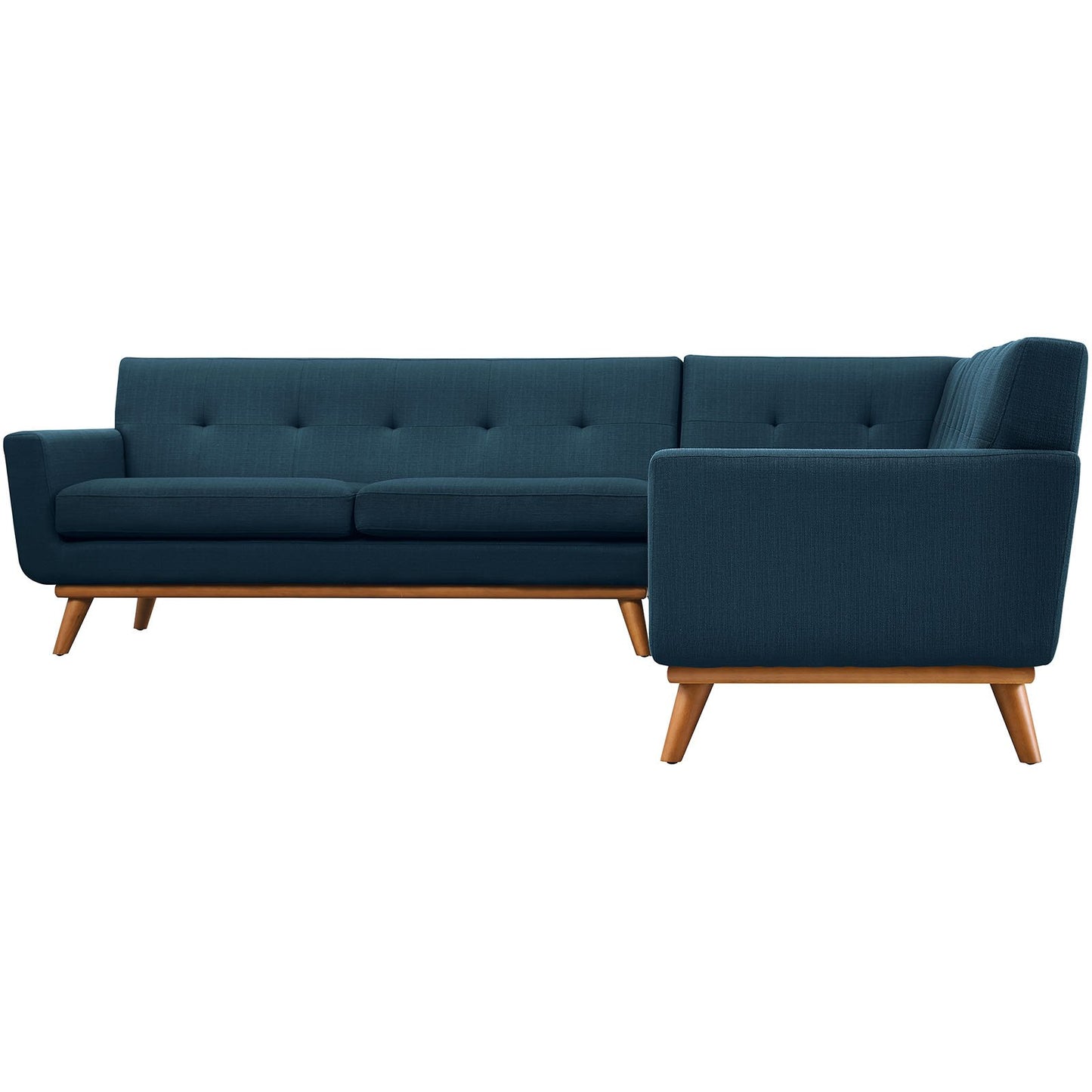 sofas | CasaFoyer Engage Living Room Set | Gently Curved Design | Dual Cushions | Perfect for Lounging & Conversations | Stylish Buttons | Solid Base | Includes Corner Sofa & Loveseats | casafoyer.myshopify.com