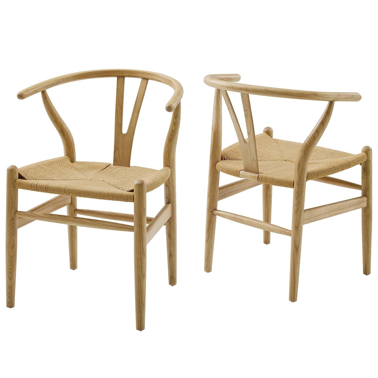 home office desk chairs | CasaFoyer Amish Dining Armchair Set of 2 | Timeless Craftsmanship | Beechwood Base | Eco-Friendly Paper Rope Seat | casafoyer.myshopify.com