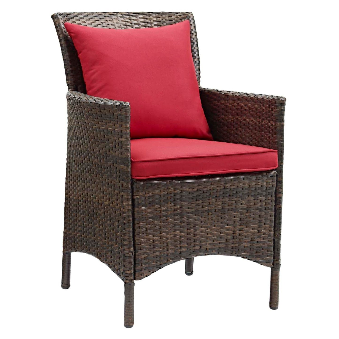 kitchen and dining room sets | CasaFoyer Conduit 7 Piece Outdoor Patio Dining Set | Transitional Style with Modern Flair | Aluminum Frame | UV-Resistant Wicker Rattan | Foam Padded Cushions | Waterproof Covers | Tempered Glass Tabletop | All-Weather | Includes 6 Armchairs | casafoyer.myshopify.com