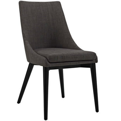 home office desk chairs | CasaFoyer Sophisticated Viscount Side Chair | Sleek Design | Comfortable Seating | High-Quality Fabric | Black Wood Legs | Set of 2 | casafoyer.myshopify.com
