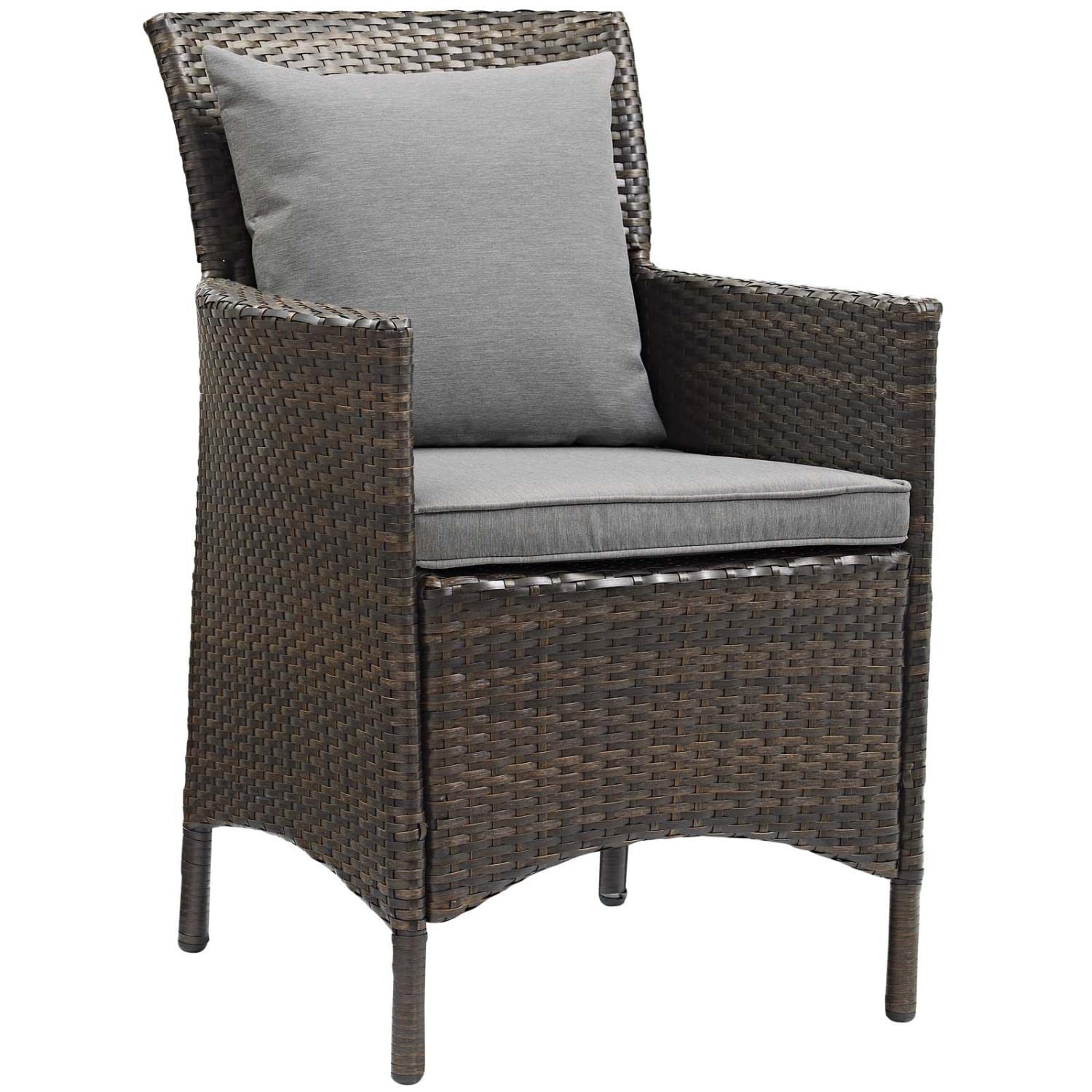 kitchen and dining room sets | CasaFoyer Conduit 7 Piece Outdoor Patio Dining Set | Transitional Style | Modern Flair | Durable Aluminum Frame | UV-Resistant Wicker Rattan | Comfortable Cushions | Tempered Glass Tabletop | casafoyer.myshopify.com