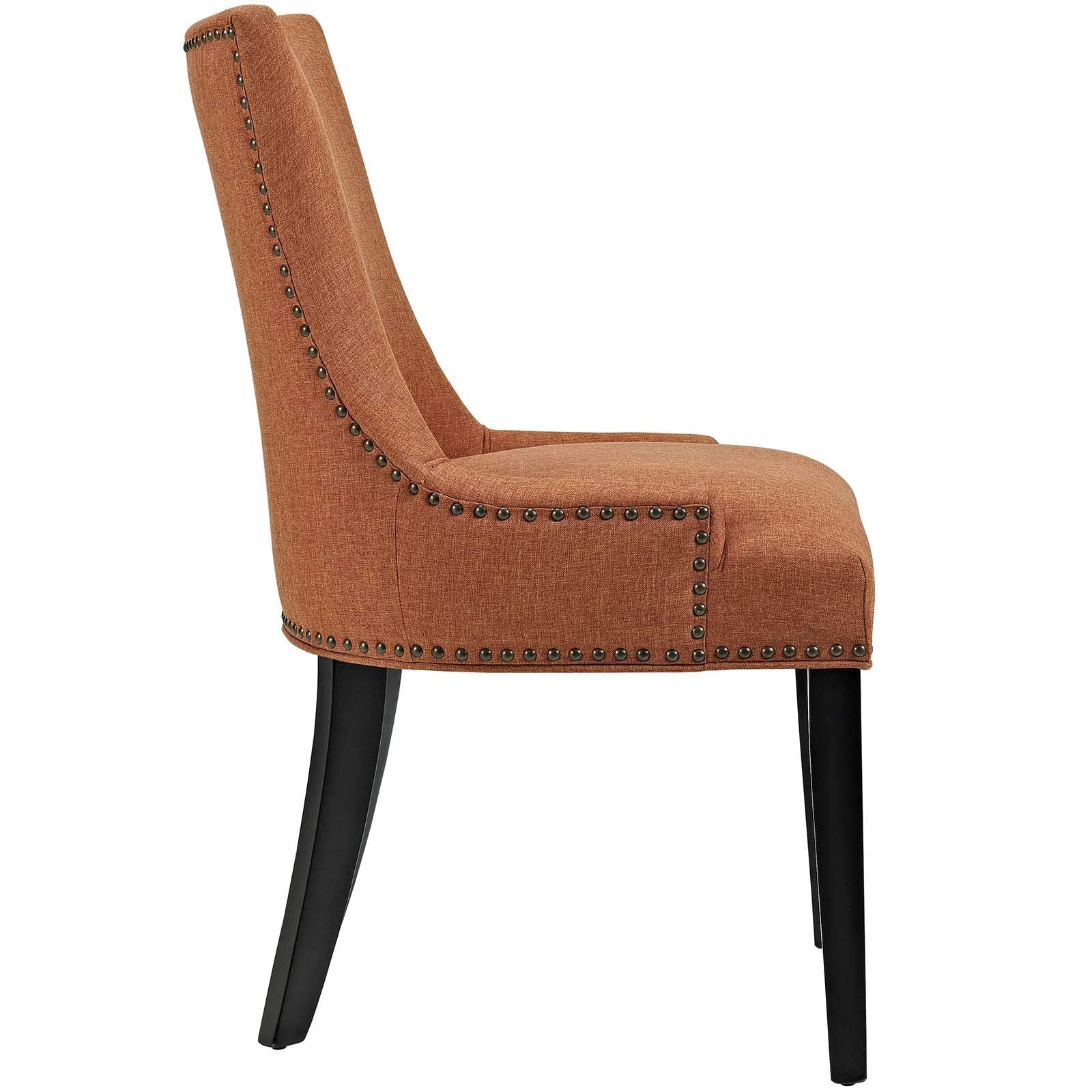 home office desk chairs | CasaFoyer Marquis Dining Side Chair Set of 4 | Stylish Hourglass Back | Nailhead Trim | Non-Marking Foot Caps | Tapered Wood Legs | Premium Polyester Fabric | Modern & Traditional Dining Rooms | casafoyer.myshopify.com
