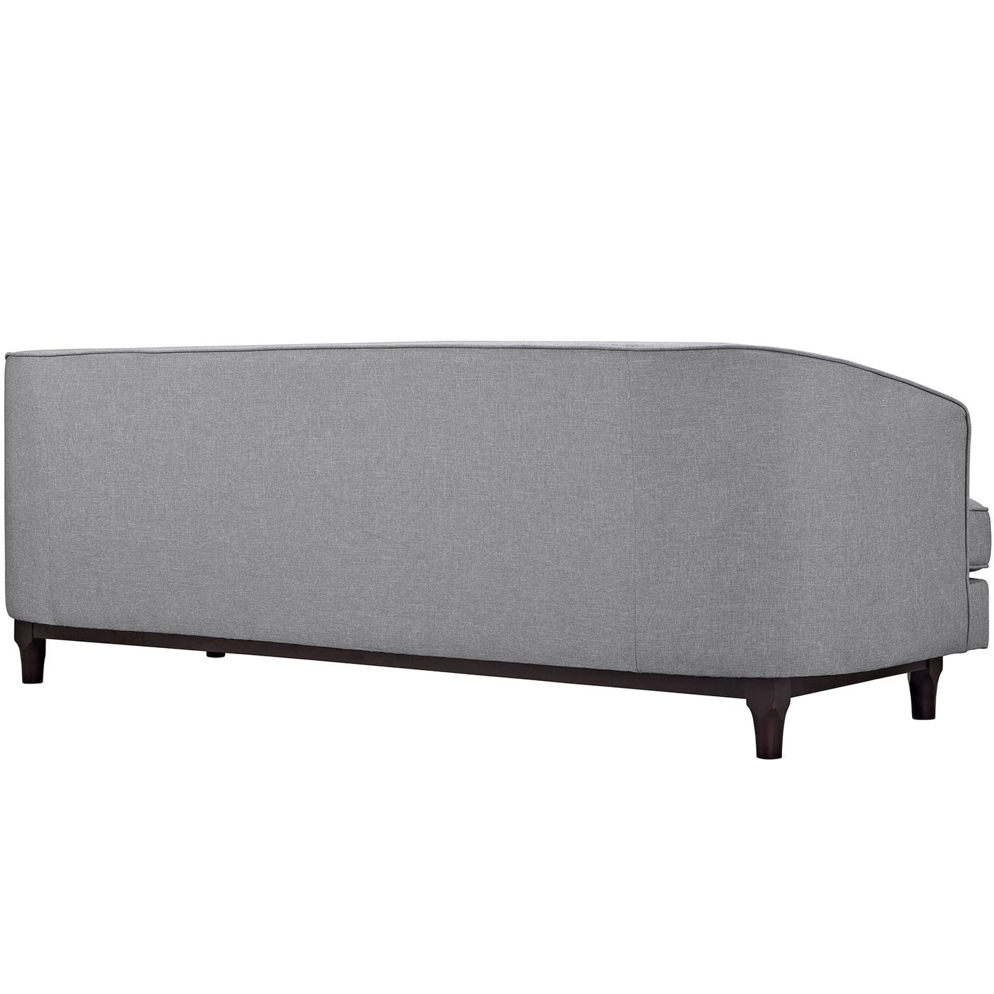 sofas | CasaFoyer Coast Sofa | Elegant Upholstered Fabric with Deep Button Tufting | Walnut Stained Wood Legs | High-Quality Polyester | Dense Foam Cushioning | Removable Seat Covers | Perfect for Modern Living Rooms, Lounges, and Reception Areas | casafoyer.myshopify.com