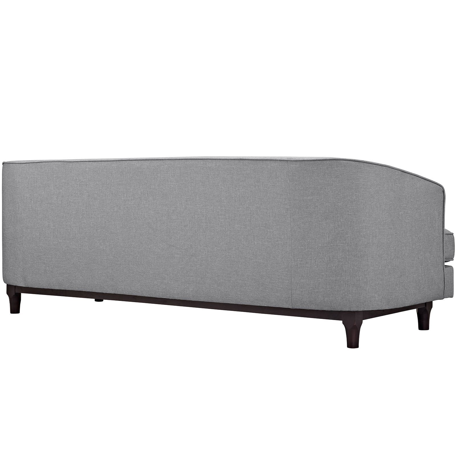 sofas | CasaFoyer Coast Sofa | Elegant Upholstered Fabric with Deep Button Tufting | Walnut Stained Wood Legs | High-Quality Polyester | Dense Foam Cushioning | Removable Seat Covers | Perfect for Modern Living Rooms, Lounges, and Reception Areas | casafoyer.myshopify.com