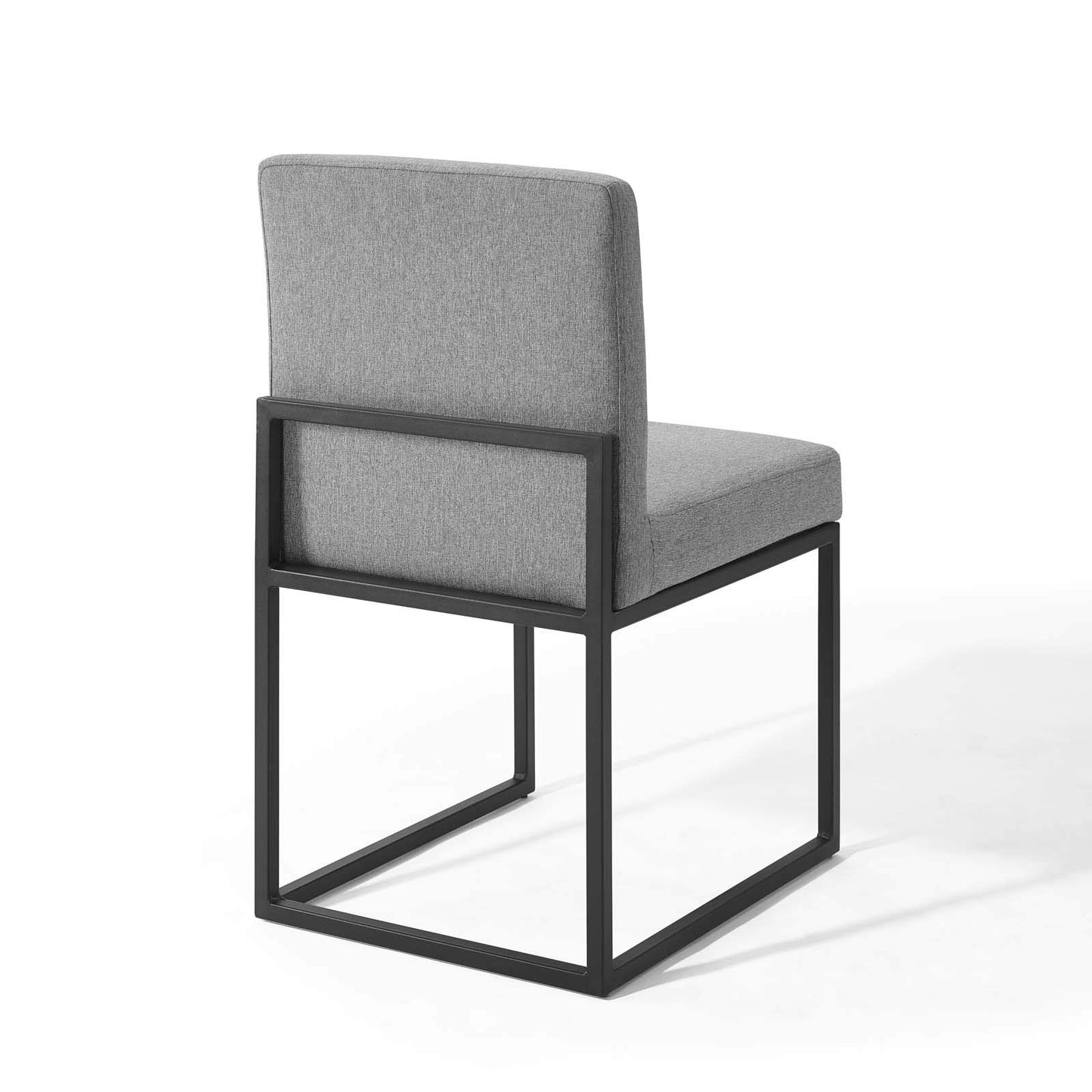 home office desk chairs | CasaFoyer Carriage Channel Tufted Upholstered Dining Chair Set of 2 | Black Sled Base | Polyester Fabric | Glamorous Design | 331 lbs Weight Capacity | casafoyer.myshopify.com