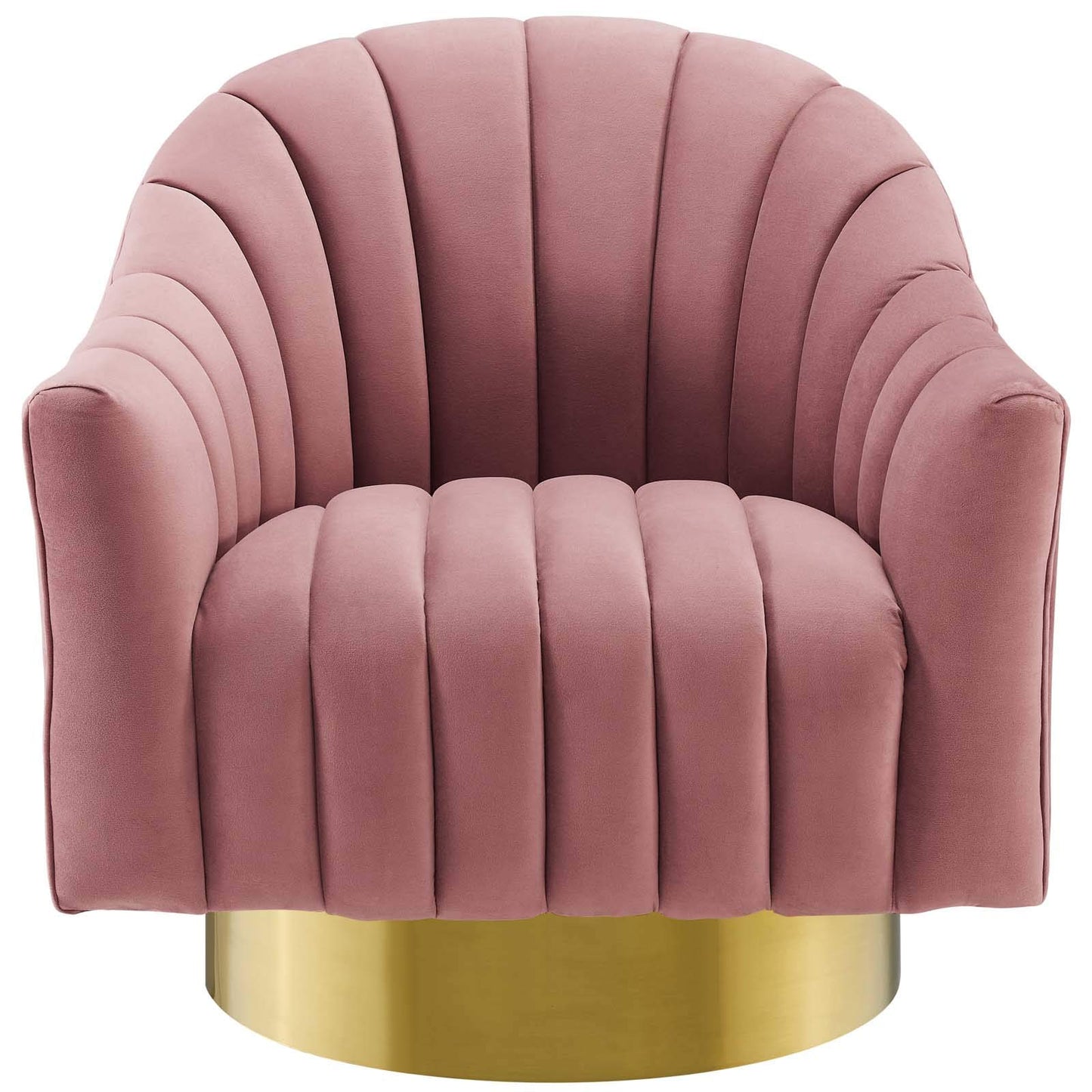 home office desk chairs | CasaFoyer Buoyant Vertical Channel Tufted Accent Lounge Swivel Chair | Ultimate Comfort & Style | Stain-Resistant Performance Velvet | Rotating Gold Base | casafoyer.myshopify.com