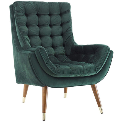 home office desk chairs | CasaFoyer Suggest Performance Velvet Lounge Chair | Stain-Resistant | Button-Tufted | Plush Cushion | Gold Metal Legs | Ideal for Living Room, Bedroom, Reading Nook | 331 lbs Weight Capacity | casafoyer.myshopify.com