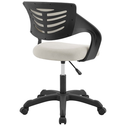 home office desk chairs | CasaFoyer Thrive Mesh Office Chair | Durable Nylon Frame | Breathable Back | Lumbar Support | Cooling Relief | Spiraling Armrests | Padded Seat | Height Adjustment | 360 Swivel | Dual-Wheel Casters | Gray | casafoyer.myshopify.com